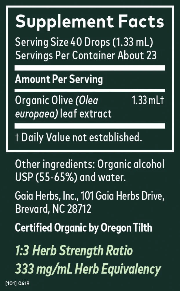 Olive Leaf Extract, Certified Organic - Image 3